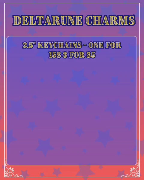 Black Friday - Deltarune Irridescent Charms